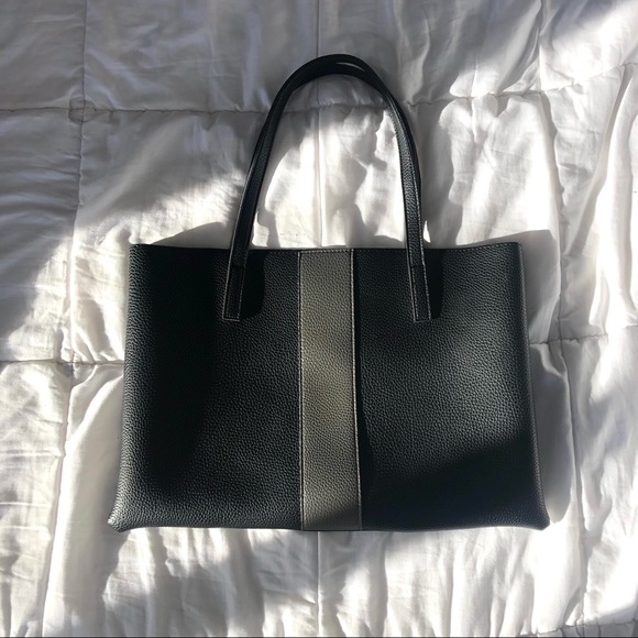 Vince Camuto Vegan Leather Luck Laptop Tote - Picture 1 of 6